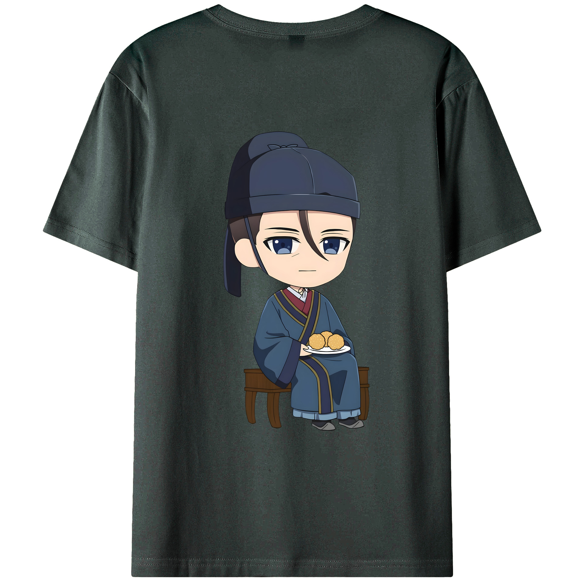 （画像用） 薬屋のひとりごと The Apothecary Diaries 綿100％ メンズ半袖Tシャツ（バックプリント） 通気性